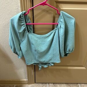 Altard State, size small, light green top
